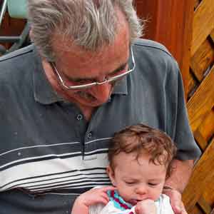 avec papy gérard