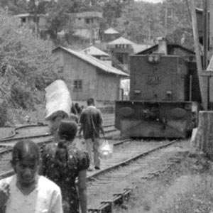 descente du train